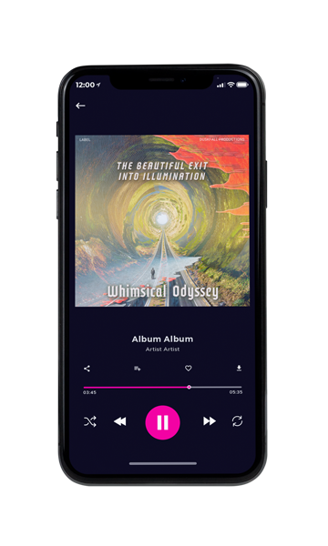 Tablet view of Premade Electronica & Ambient Album Cover - Sandrift #17617 | AlbumArtZone*