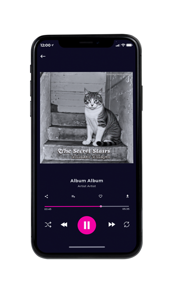 Tablet view of Premade Indie & Folk Music Album Cover - Gray #17632 | AlbumArtZone*