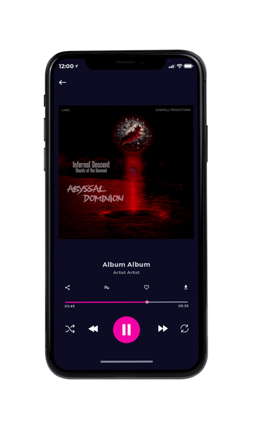 Tablet view of Premade Electronica & Ambient Album Cover - Asphalt #17658 | AlbumArtZone*