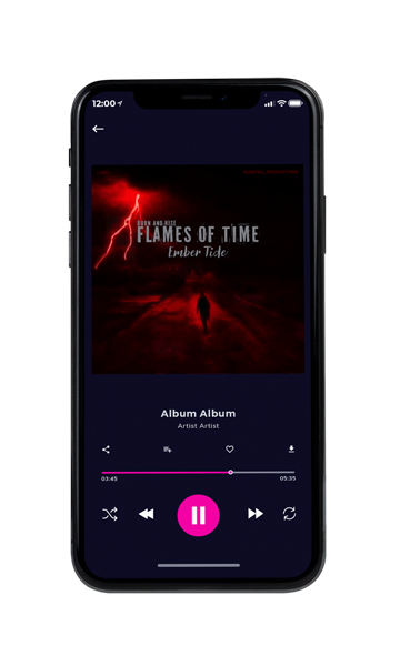 Tablet view of Premade Electronica & Ambient Album Cover - Graphite #17690 | AlbumArtZone*