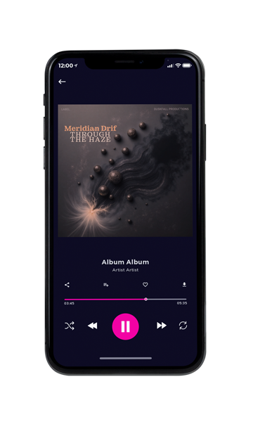 Tablet view of Premade Contemporary Music Album Cover - Thunder #17701 | AlbumArtZone*