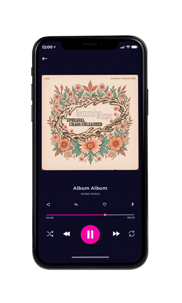 Tablet view of Premade Indie & Folk Music Album Cover - Chamois #17739 | AlbumArtZone*