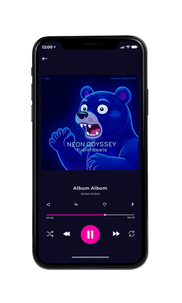 Tablet view of Premade Dance & House Album Cover - Ultramarine #17762 | AlbumArtZone*