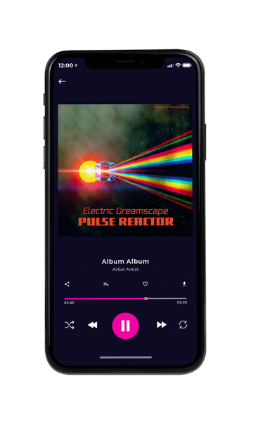 Tablet view of Premade Electronica & Ambient Album Cover - Shark #17866 | AlbumArtZone*