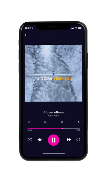 Tablet view of Premade Contemporary Music Album Cover - Gull Gray #17877 | AlbumArtZone*