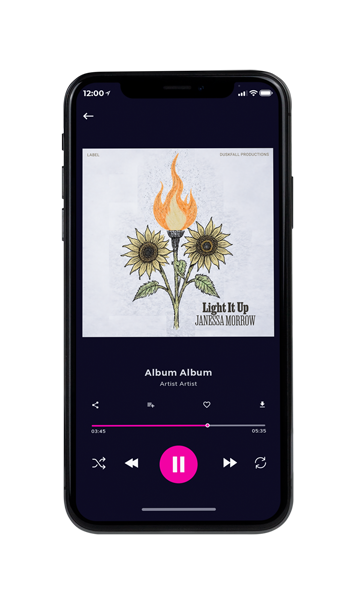 Tablet view of Premade Country & Acoustic Album Cover - Cararra #17918 | AlbumArtZone*