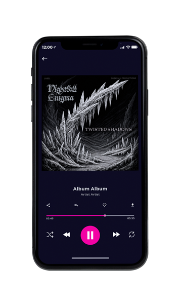 Tablet view of Premade Contemporary Music Album Cover - Pale Slate #17957 | AlbumArtZone*