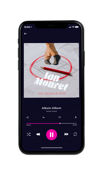 Tablet view of Premade Pop Album Cover - Swirl #17994 | AlbumArtZone*