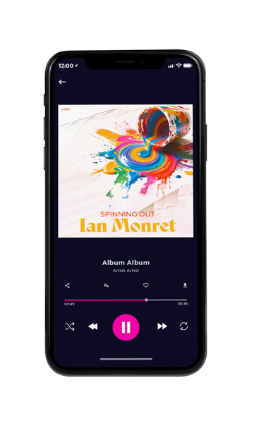 Tablet view of Premade Pop Album Cover - White Linen #18013 | AlbumArtZone*