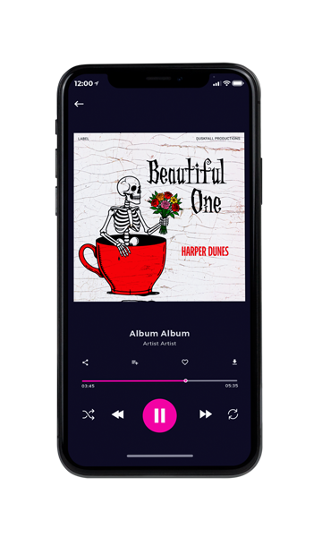 Tablet view of Premade Pop Album Cover - Hint Of Red #18023 | AlbumArtZone*