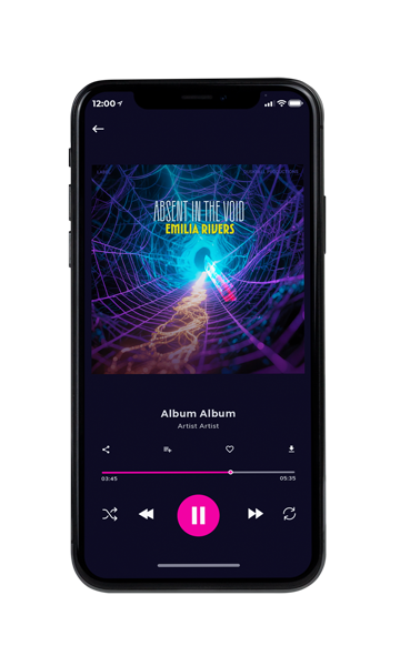 Tablet view of Premade Electronica & Ambient Album Cover - Mirage #18057 | AlbumArtZone*
