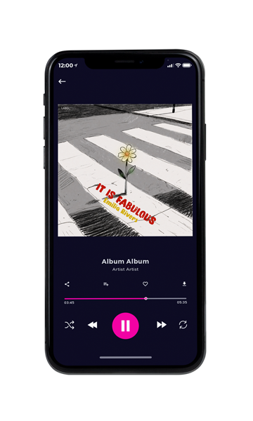 Tablet view of Premade Pop Album Cover - Swirl #18074 | AlbumArtZone*