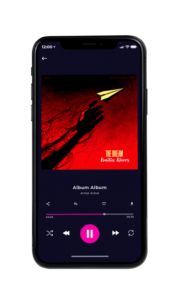 Tablet view of Premade Rock,Punk & Alternative Album Cover - Burnt Maroon #18081 | AlbumArtZone*