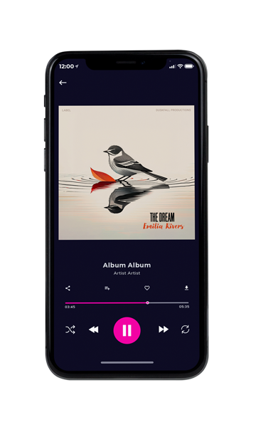 Tablet view of Premade Indie & Folk Music Album Cover - Tana #18084 | AlbumArtZone*