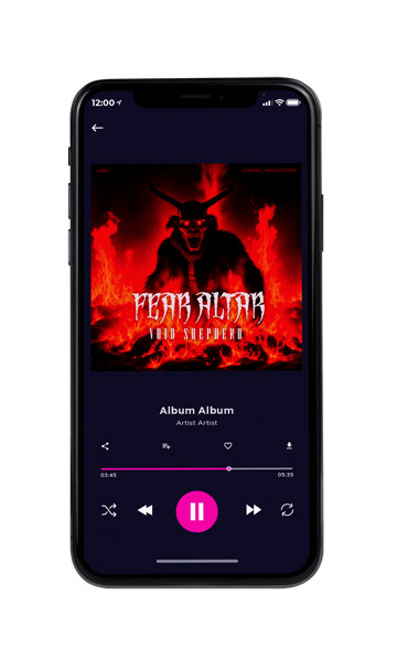 Tablet view of Premade Heavy Metal & Gothic Metal Album Cover - Sepia Black #18097 | AlbumArtZone*