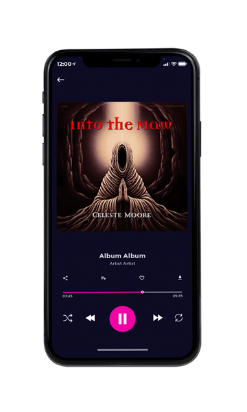 Tablet view of Premade Electronica & Ambient Album Cover - Tan #18113 | AlbumArtZone*