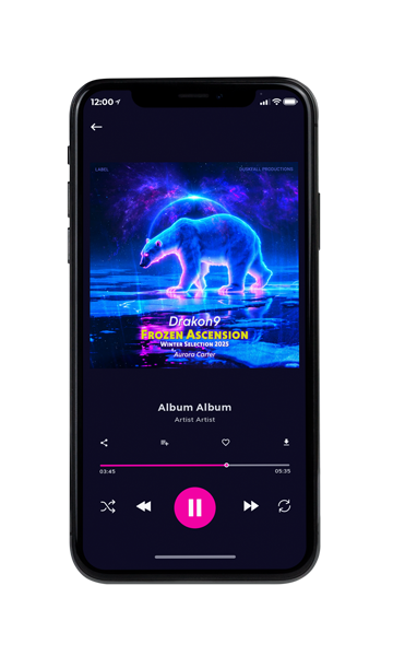 Tablet view of Premade Dance & House Album Cover - Persian Blue #18160 | AlbumArtZone*
