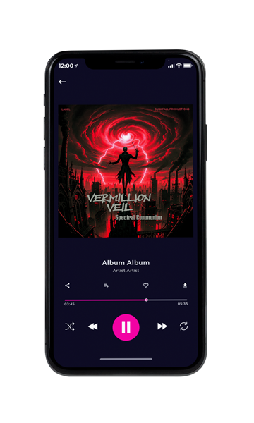 Tablet view of Premade Electronica & Ambient Album Cover - Valencia #18177 | AlbumArtZone*