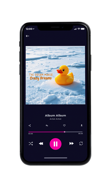 Tablet view of Premade Christmas Music Album Cover - Geyser #18223 | AlbumArtZone*