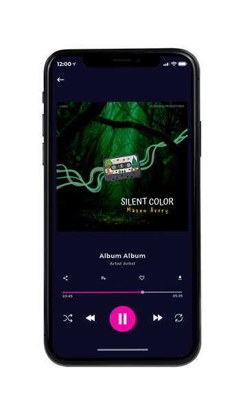 Tablet view of Premade Indie & Folk Music Album Cover - Black Bean #18227 | AlbumArtZone*