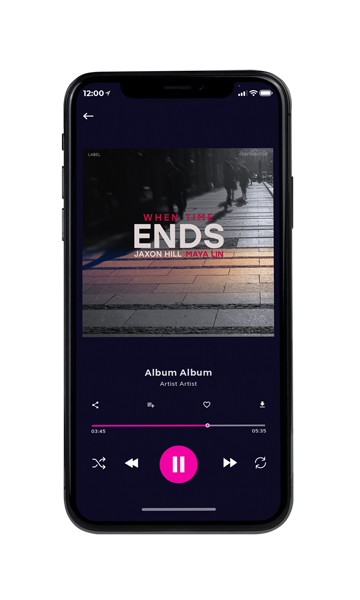 Tablet view of Premade Electronica & Ambient Album Cover - Thunder #18247 | AlbumArtZone*