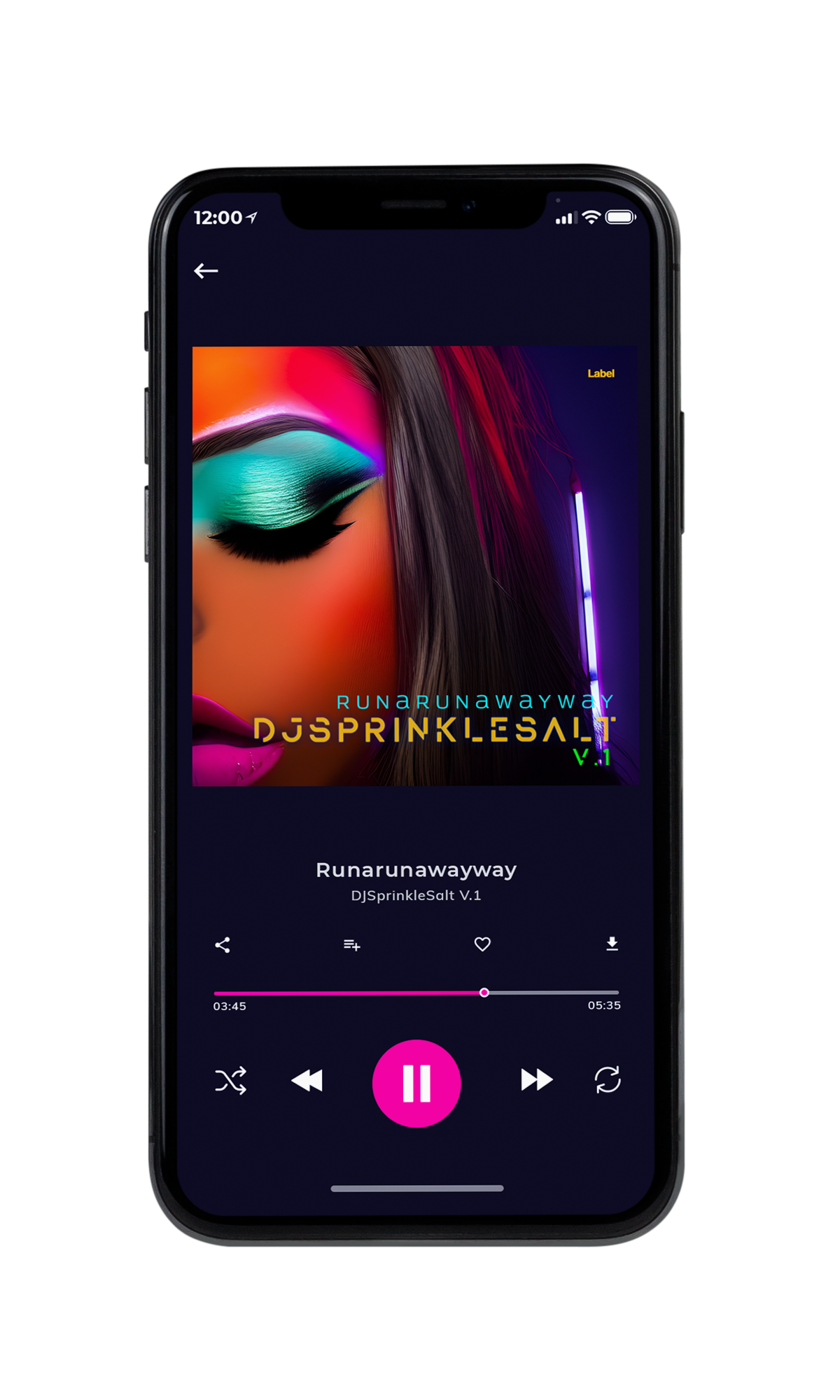 Tablet view of Premade Pop Album Cover - Red Damask #20268 | AlbumArtZone*