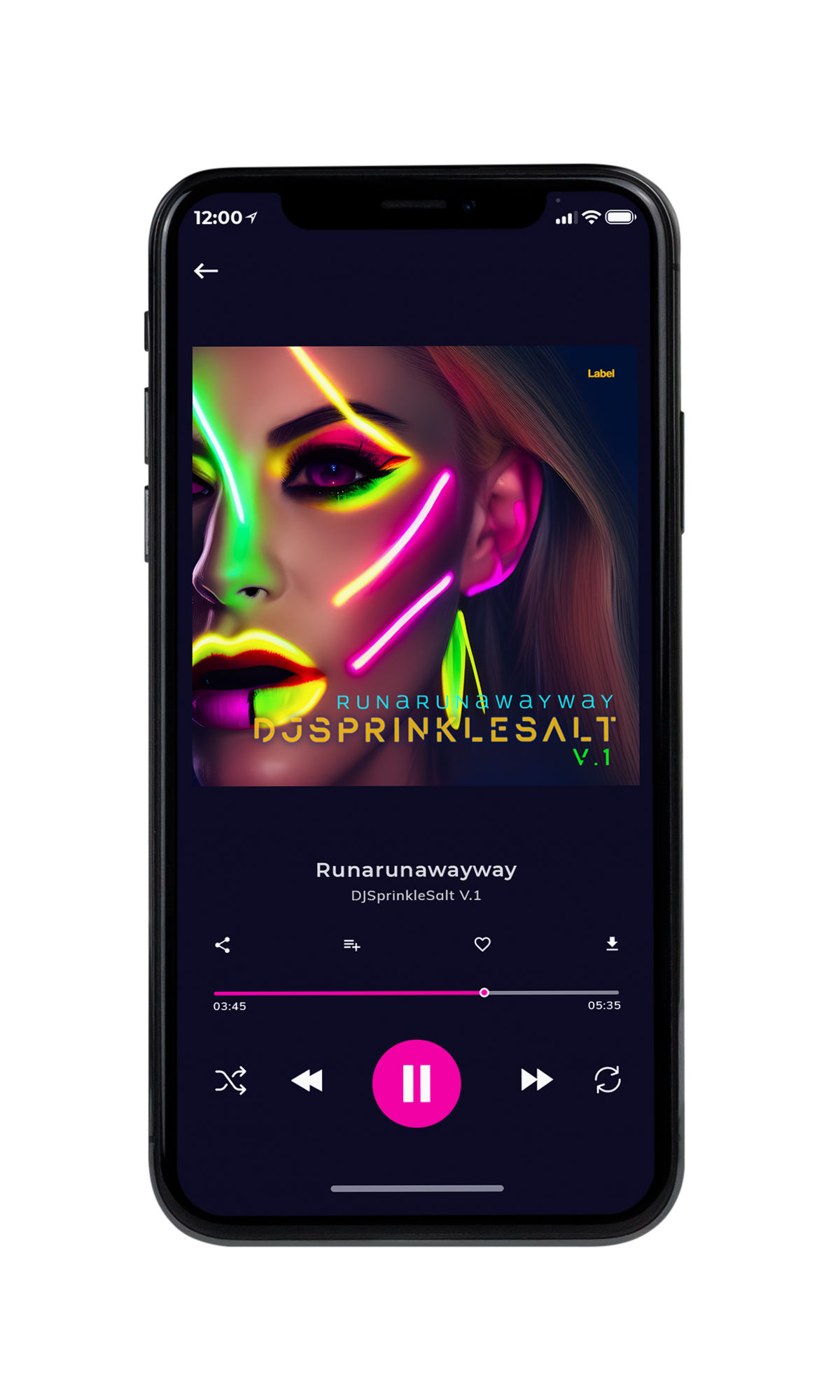 Tablet view of Premade Pop Album Cover - Thunder #20273 | AlbumArtZone*