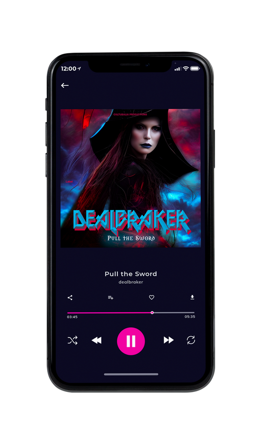 Tablet view of Premade Heavy Metal & Gothic Metal Album Cover - Bleached Cedar #20444 | AlbumArtZone*