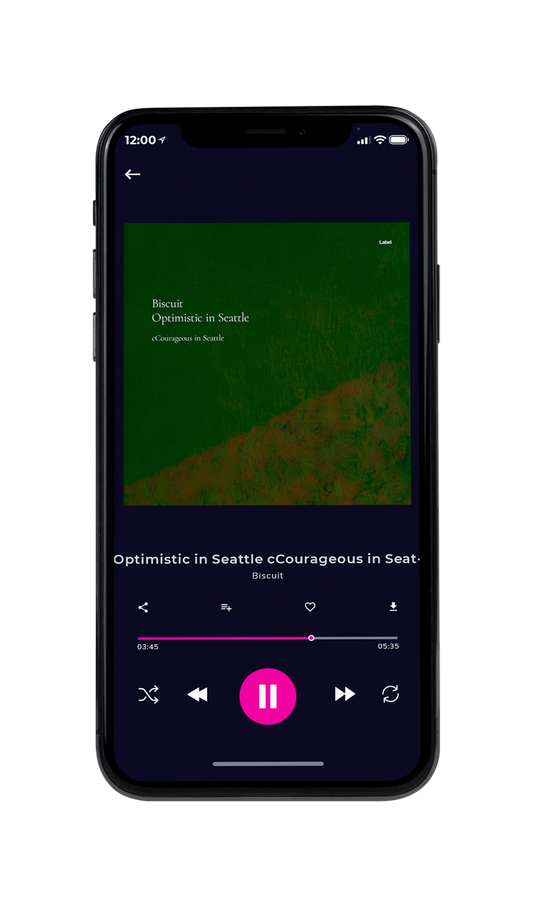 Tablet view of Premade Contemporary Music Album Cover - Deep Forest Green #20823 | AlbumArtZone*