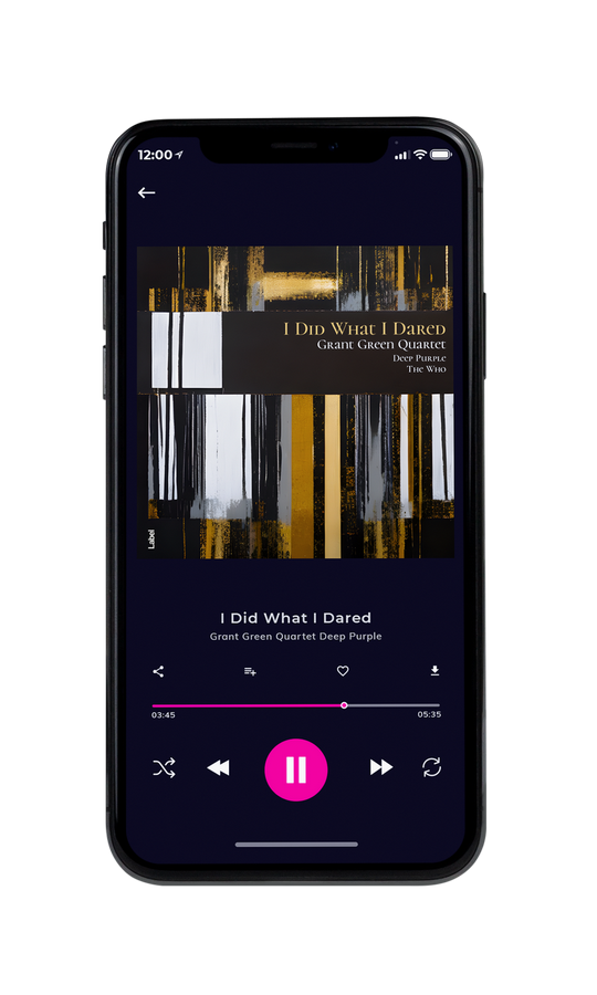 Tablet view of Premade Traditional Jazz & Blues Album Cover - Akaroa #21007 | AlbumArtZone*