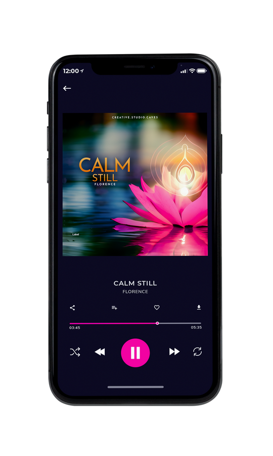 Tablet view of Premade New Age Album Cover - Deep Blush #21106 | AlbumArtZone*