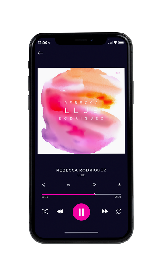 Tablet view of Premade Electronica & Ambient Album Cover - Sea Pink #21181 | AlbumArtZone*