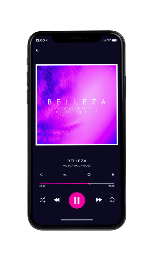 Tablet view of Premade Dance & House Album Cover - Heliotrope #21191 | AlbumArtZone*