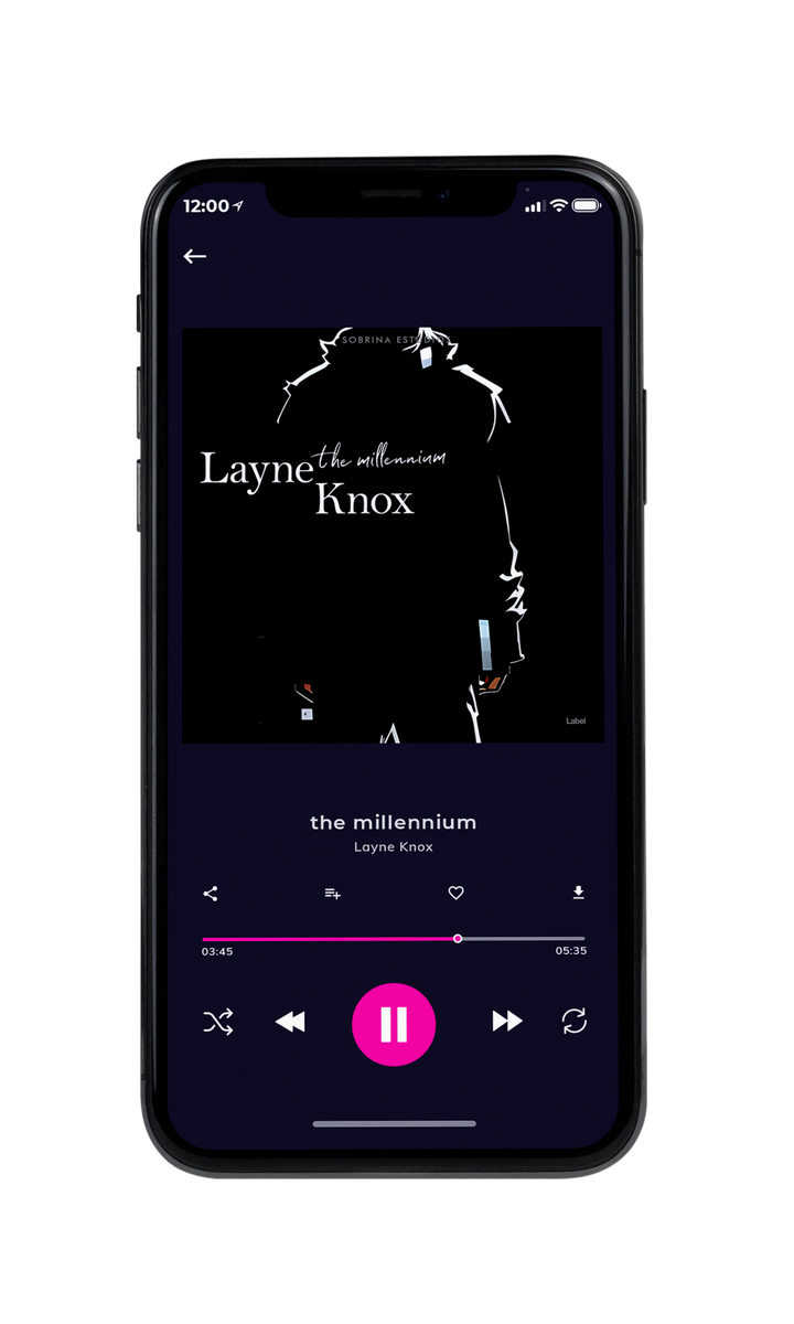 Tablet view of Premade Pop Album Cover - Black #21195 | AlbumArtZone*