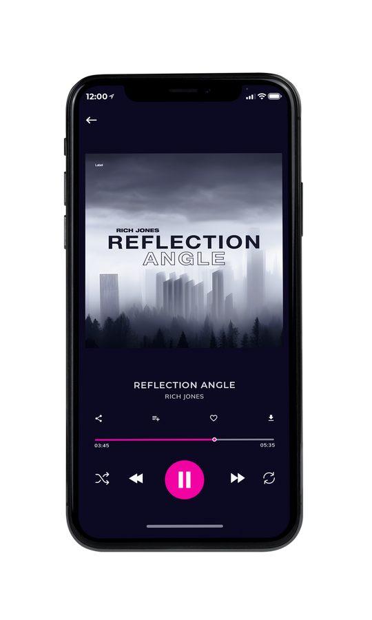 Tablet view of Premade Dance & House Album Cover - French Gray #21216 | AlbumArtZone*