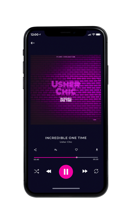 Tablet view of Premade Pop Album Cover - Valentino #21297 | AlbumArtZone*