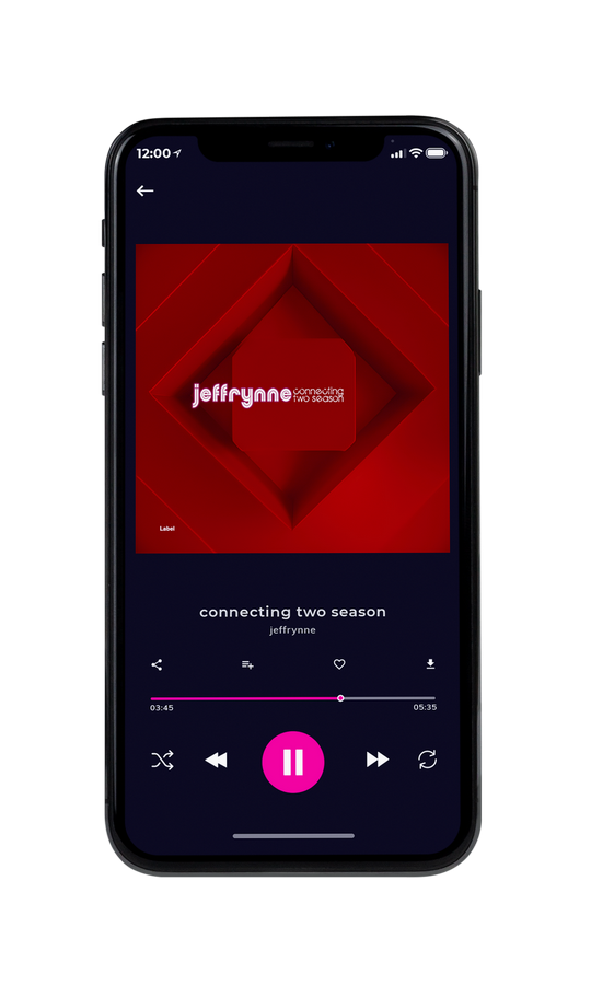 Tablet view of Premade Pop Album Cover - Dark Burgundy #21313 | AlbumArtZone*