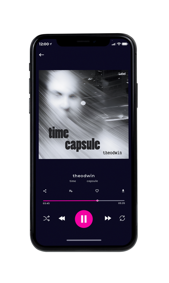 Tablet view of Premade Pop Album Cover - Gray Nickel #21371 | AlbumArtZone*