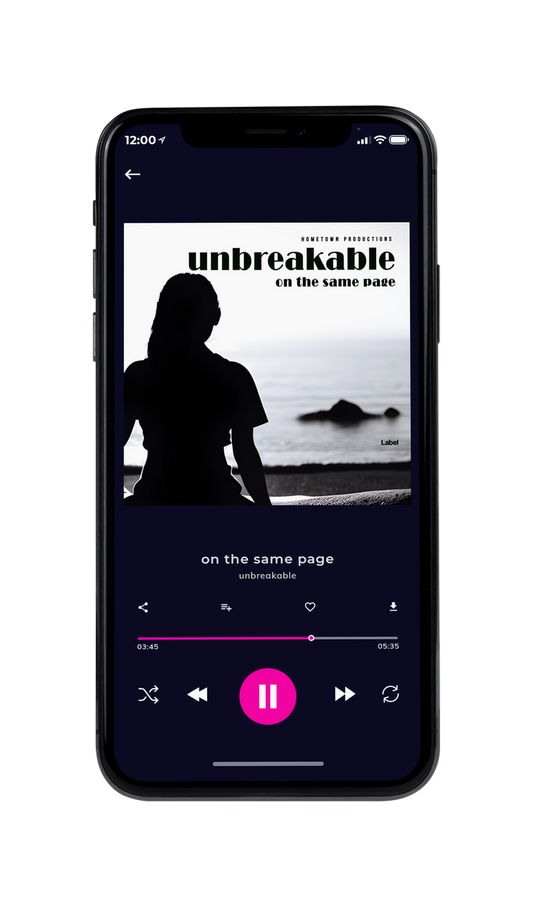 Tablet view of Premade Podcast Album Cover - Quill Gray #21457 | AlbumArtZone*