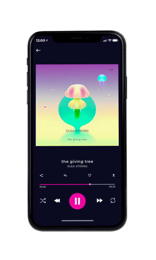 Tablet view of Premade Contemporary Music Album Cover - Green Mist #21490 | AlbumArtZone*
