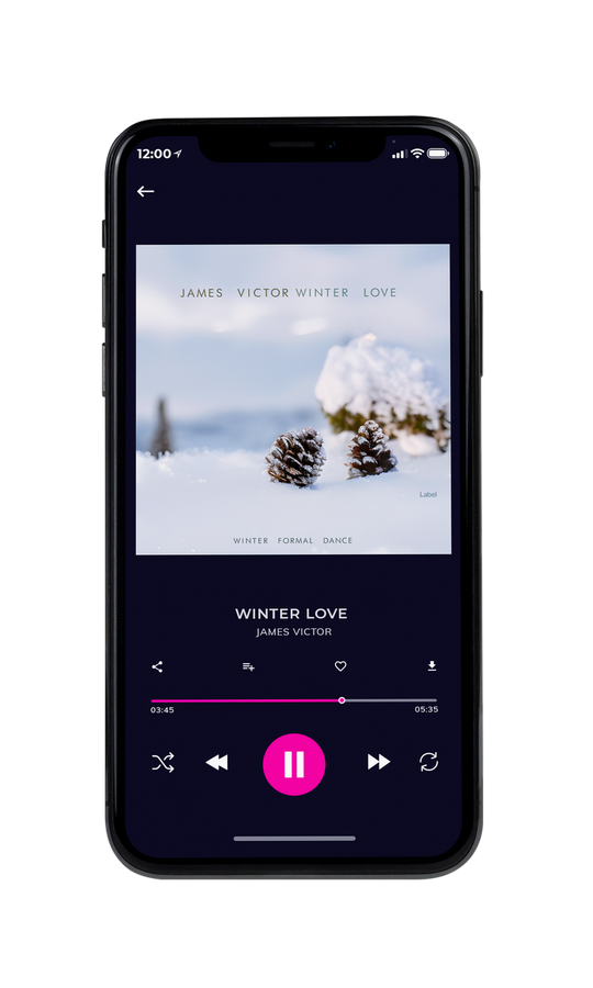 Tablet view of Premade Christmas Music Album Cover - Mischka #21502 | AlbumArtZone*