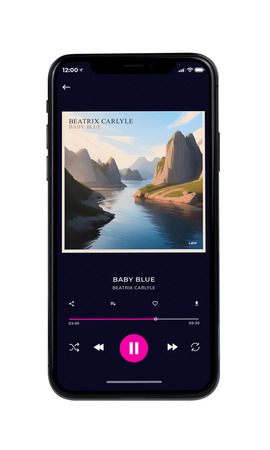 Tablet view of Premade Indie & Folk Music Album Cover - Swirl #21634 | AlbumArtZone*
