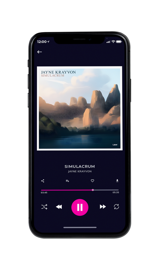 Tablet view of Premade Indie & Folk Music Album Cover - Mirage #21650 | AlbumArtZone*