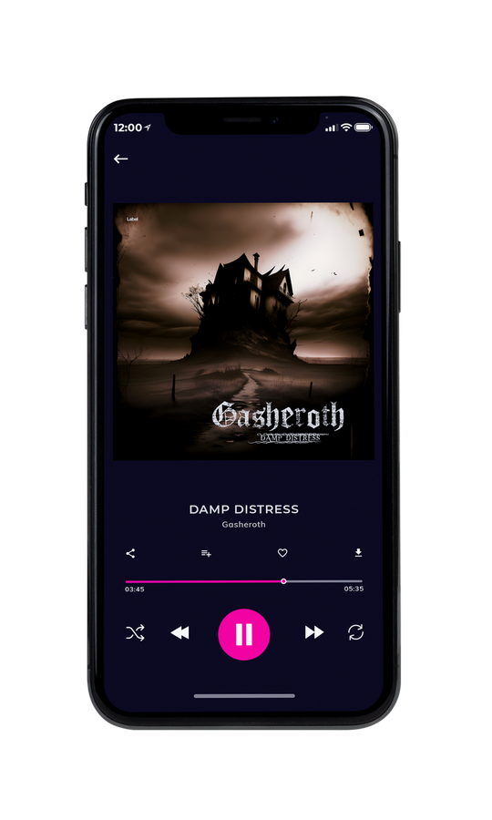Tablet view of Premade Heavy Metal & Gothic Metal Album Cover - Soft Amber #21846 | AlbumArtZone*