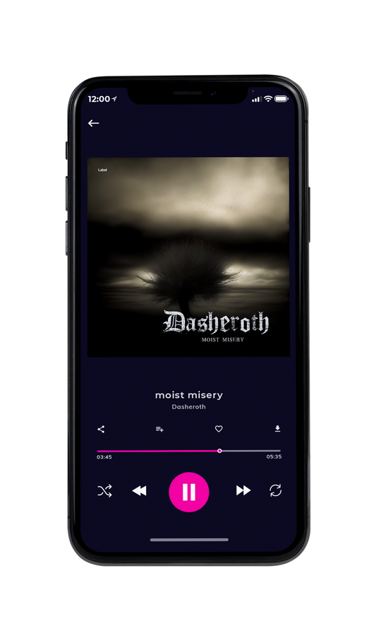 Tablet view of Premade Heavy Metal & Gothic Metal Album Cover - Heathered Gray #21869 | AlbumArtZone*