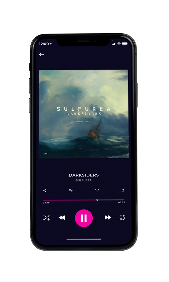 Tablet view of Premade Indie & Folk Music Album Cover - River Bed #21924 | AlbumArtZone*