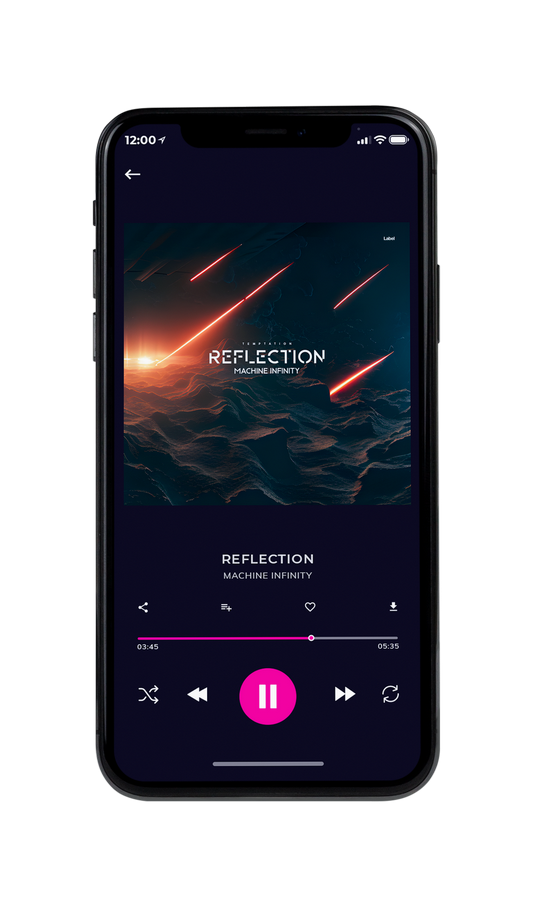 Tablet view of Premade Electronica & Ambient Album Cover - Mirage #21933 | AlbumArtZone*