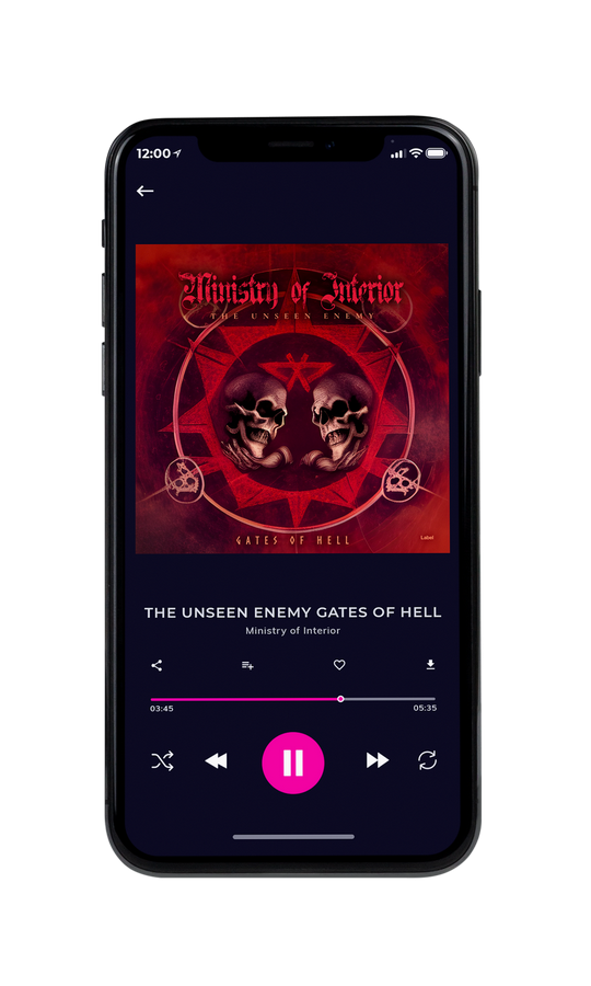 Tablet view of Premade Heavy Metal & Gothic Metal Album Cover - Maroon Oak #22104 | AlbumArtZone*