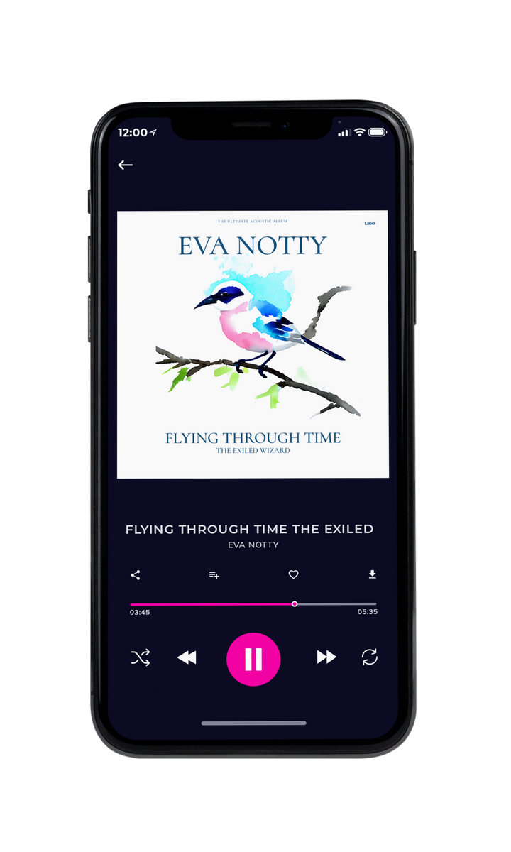 Tablet view of Premade Pop Album Cover - Cloud Burst #22130 | AlbumArtZone*