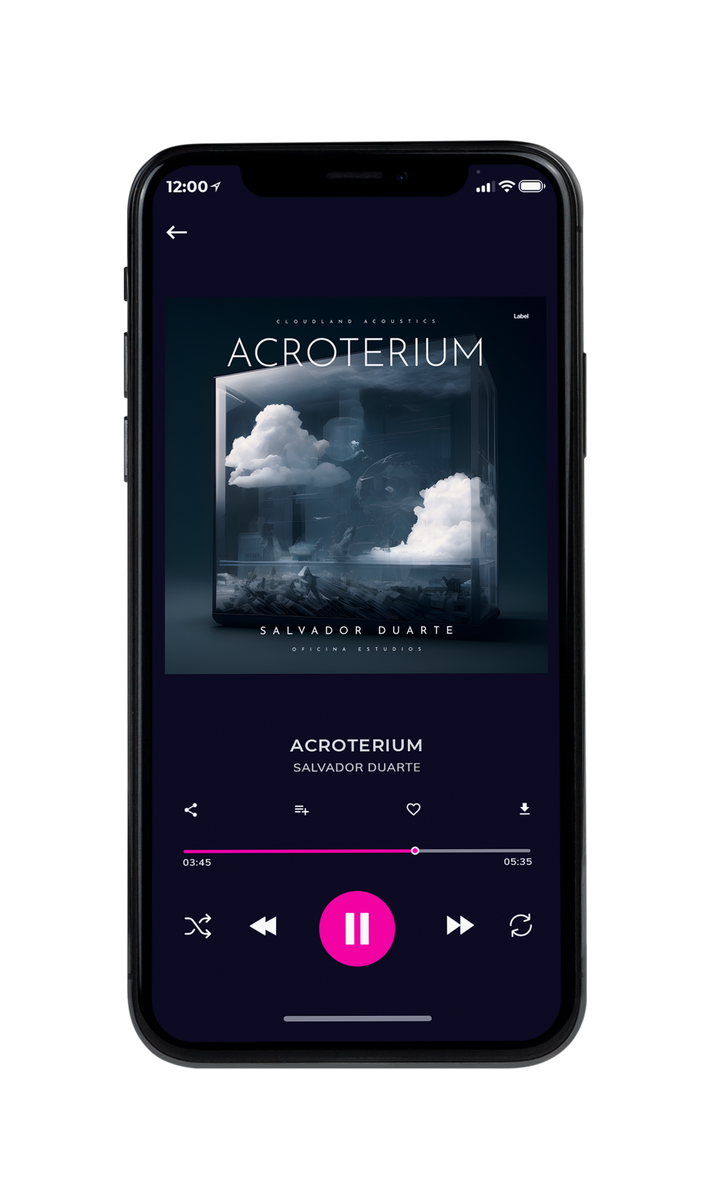 Tablet view of Premade Electronica & Ambient Album Cover - Mirage #22158 | AlbumArtZone*